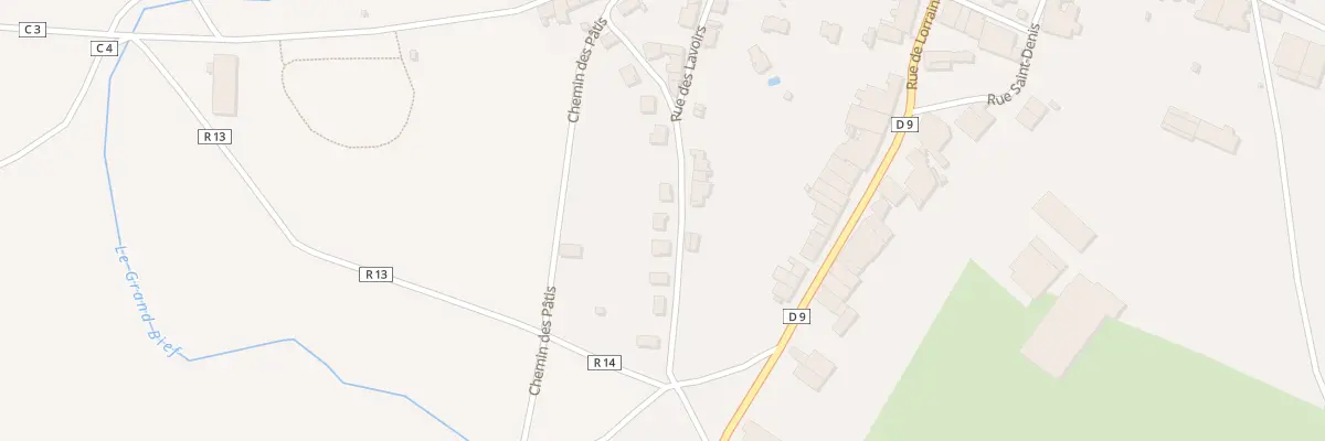 Plan du 230 Rue des Lavoirs à Chamagne