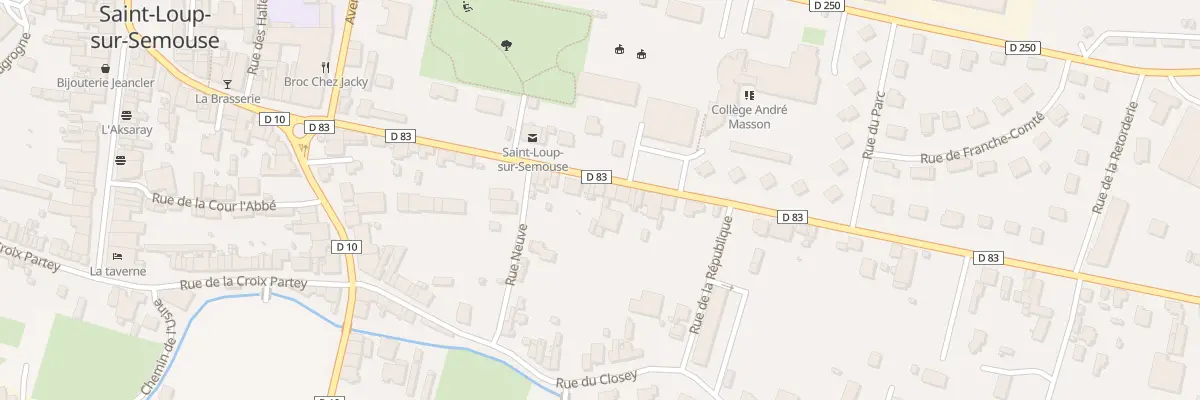 Plan du 38 Rue Albert Thomas à Saint-Loup-sur-Semouse