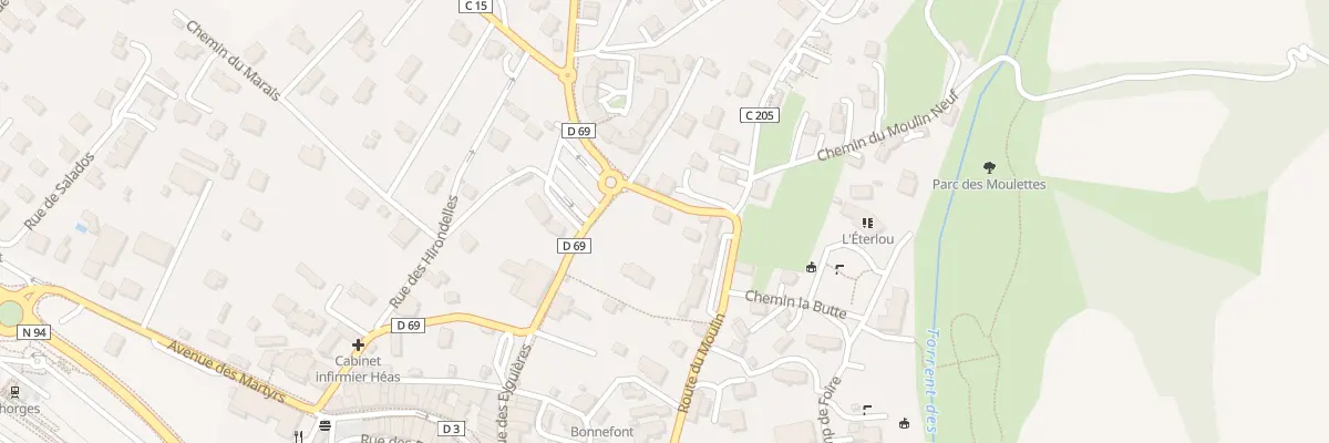 Plan du 386 Rue du Grand Logis à Chorges