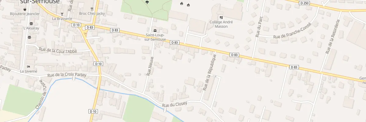 Plan du 46 Rue Albert Thomas à Saint-Loup-sur-Semouse
