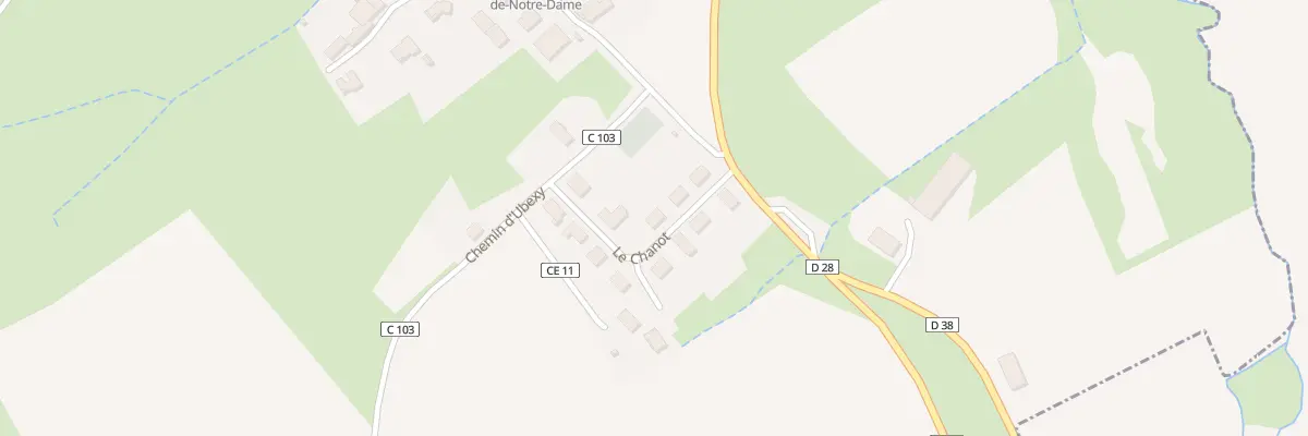 Plan du 5 Le Chanot à Brantigny