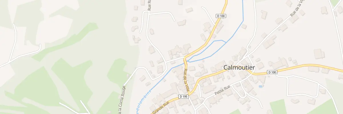 Plan du 12 Rue de la Corne Rouge à Calmoutier