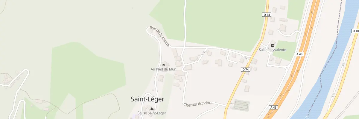 Plan du 5087 Le Chef Lieu à Saint-Léger