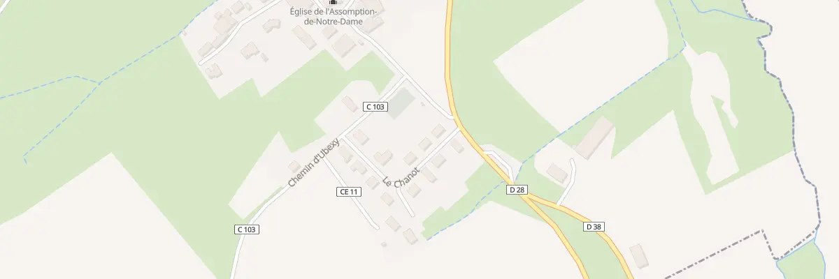 Plan du 7 Le Chanot à Brantigny