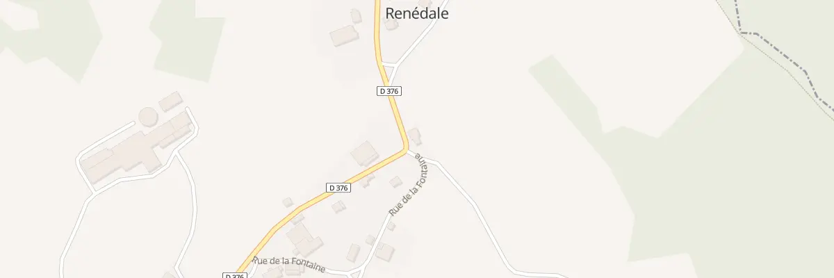 Plan du 6 Rue de la Fontaine à Renédale