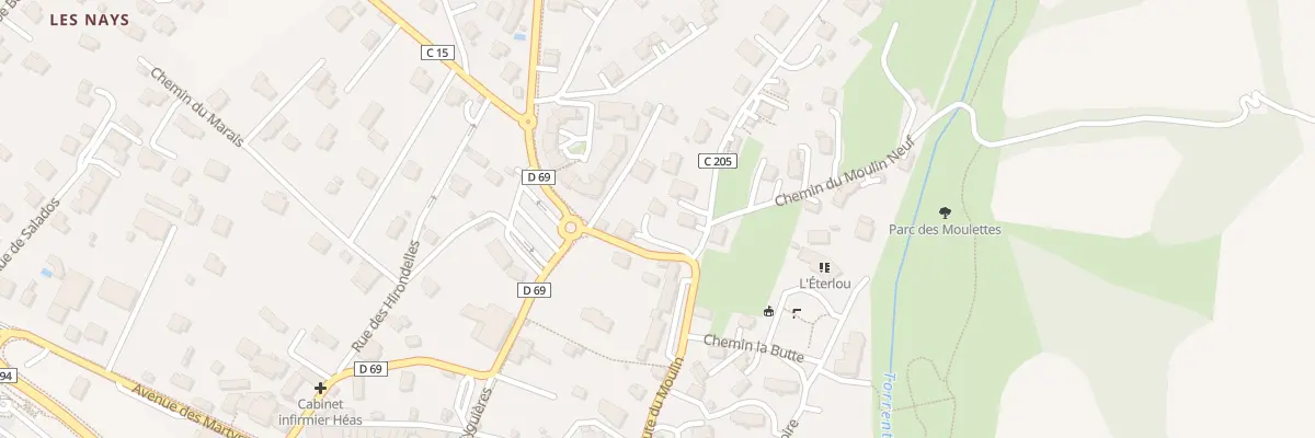Plan du 9002 Che du Moulin Neuf à Chorges