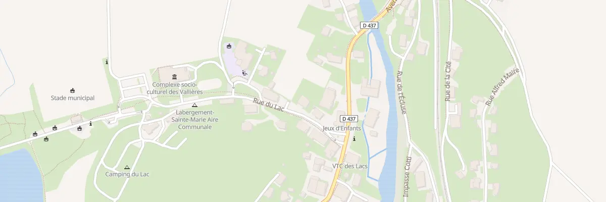 Plan du 4 Rue du Lac à Labergement-Sainte-Marie