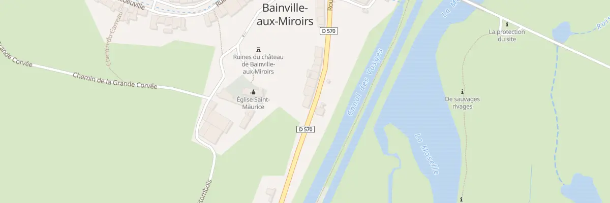 Plan du 9 Rte Nationale 57 à Bainville-aux-Miroirs