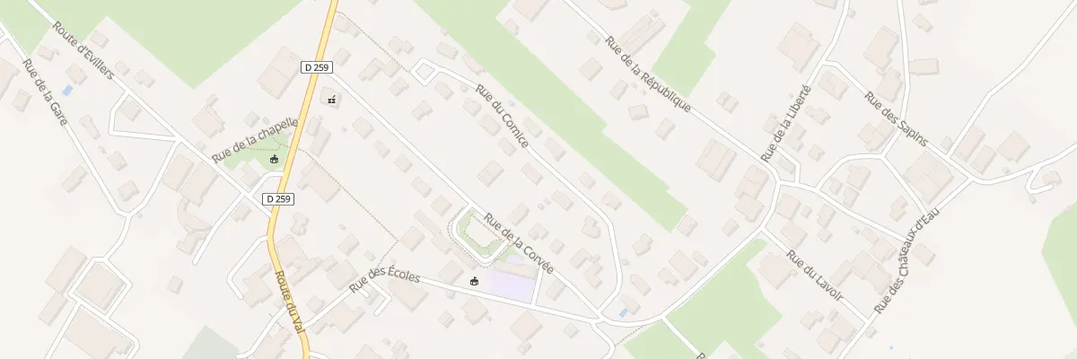 Plan du 5 Rue du Comice à Val-d’Usiers