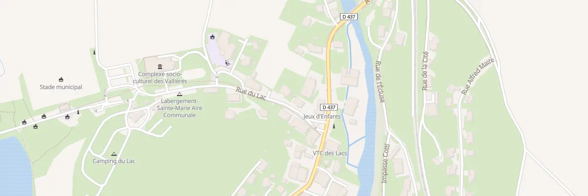 Plan du 2 Rue du Lac à Labergement-Sainte-Marie