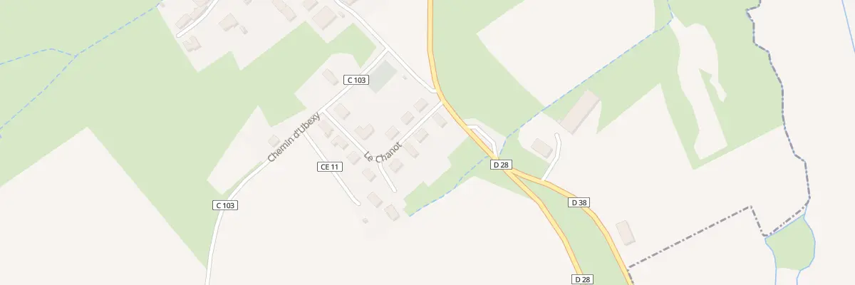 Plan du 14 Le Chanot à Brantigny