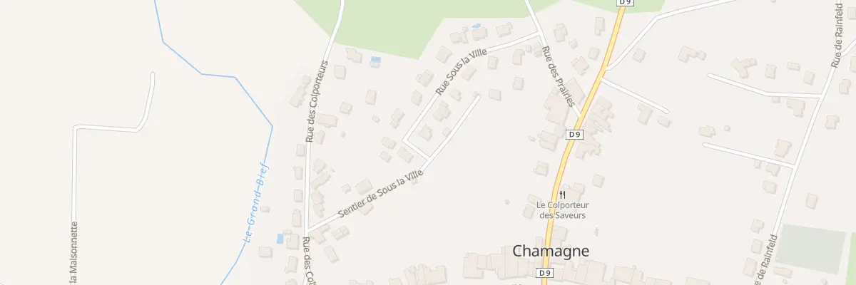 Plan du 179 Rue sous la Ville à Chamagne