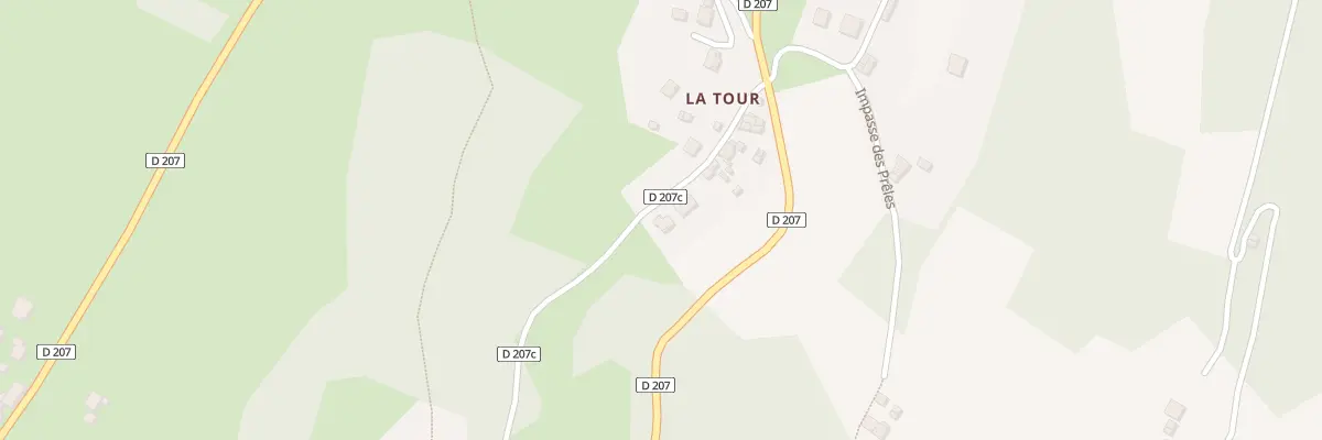 Plan du 5354 La Tour à Saint-Alban-d’Hurtières