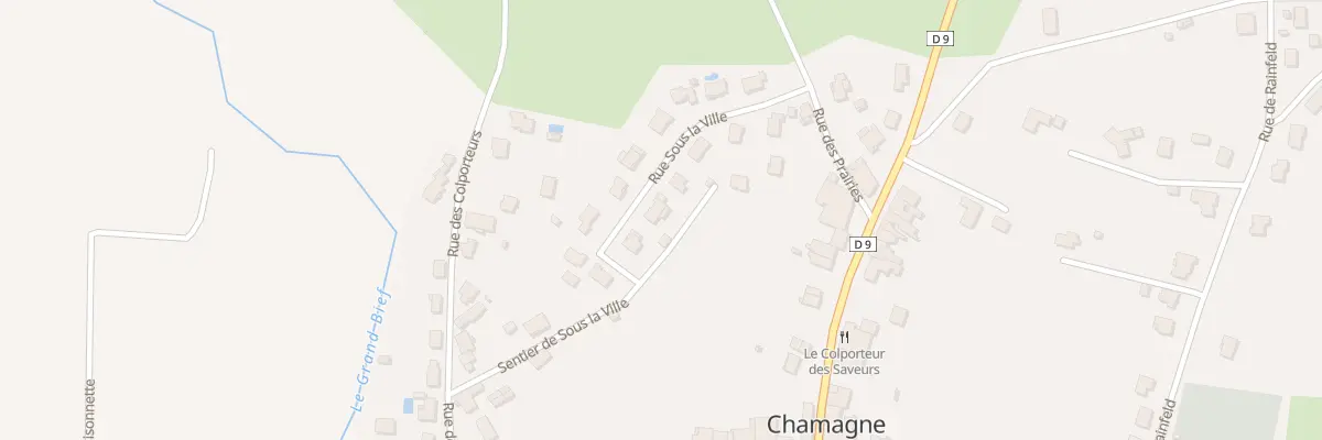Plan du 149 Rue sous la Ville à Chamagne