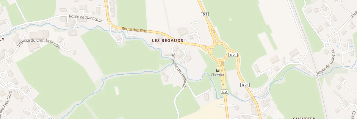 Plan du 51 Imp des Begauds à Pers-Jussy