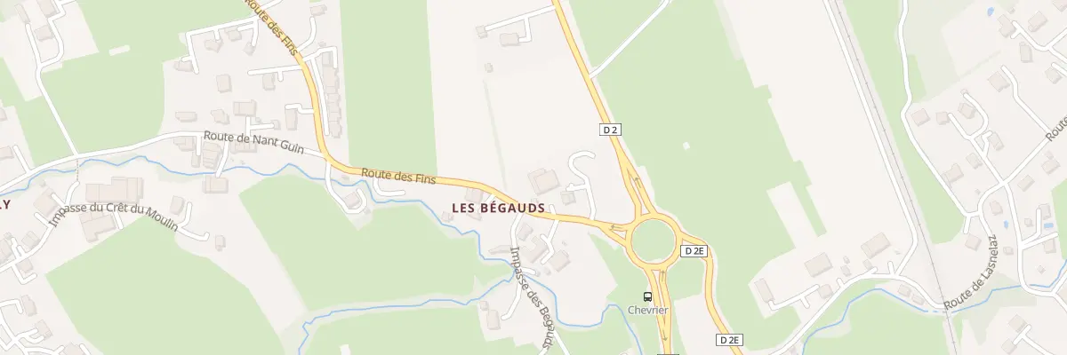 Plan du 925 Rte des Fins à Pers-Jussy