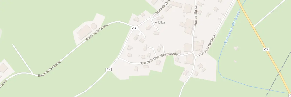 Plan du 6 Rue de la Charrière Blanche à La Planée