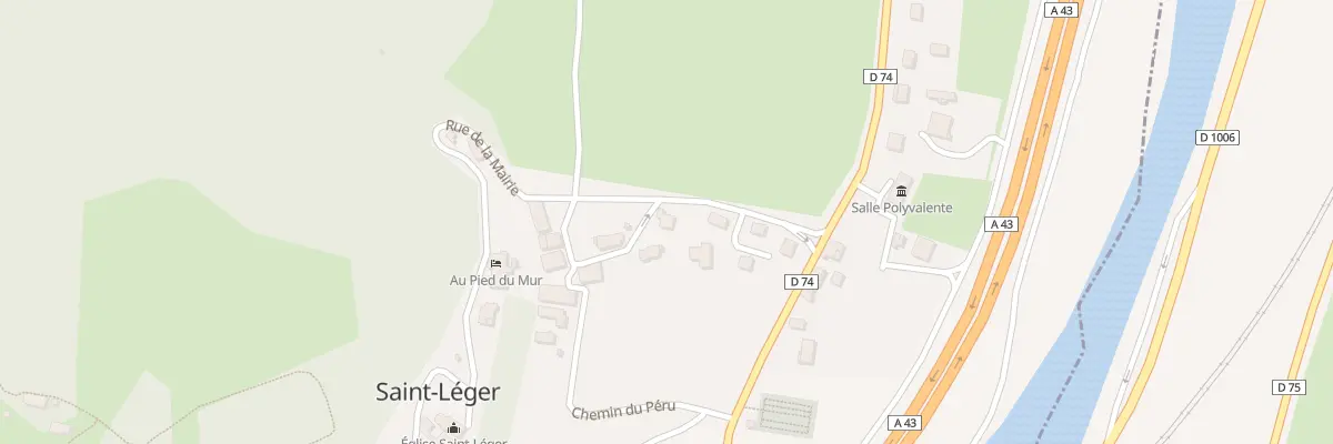Plan du 5807 Le Chef Lieu à Saint-Léger