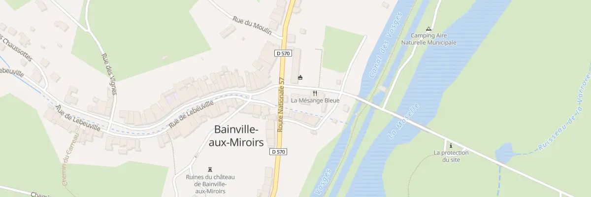 Plan du 2 Rte de Montauban à Bainville-aux-Miroirs