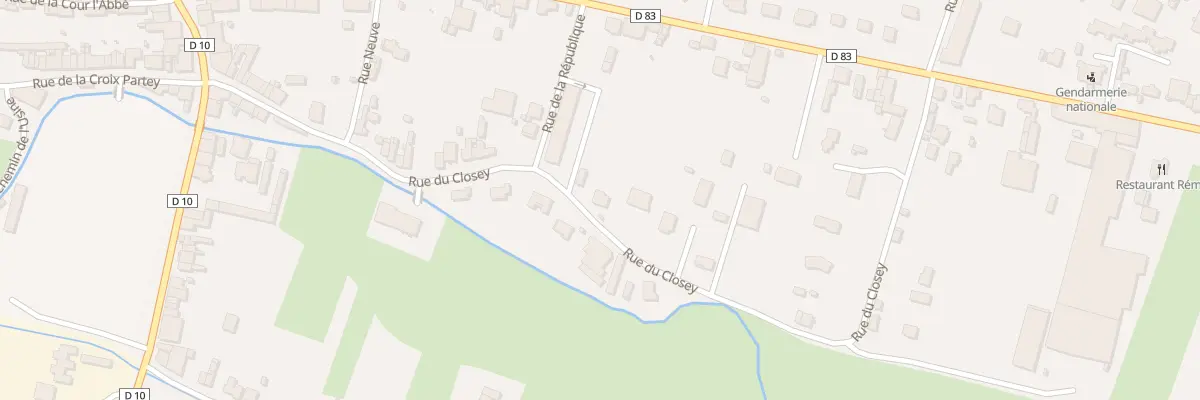 Plan du 45 Rue du Closey à Saint-Loup-sur-Semouse