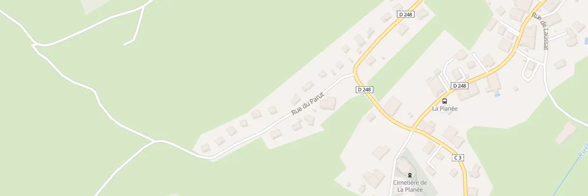 Plan du 6 Rue du Parut à La Planée