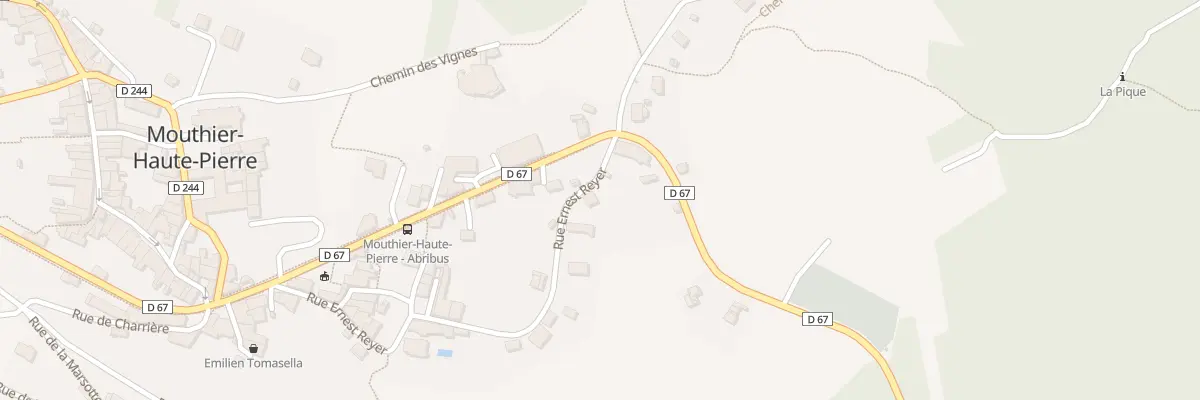 Plan du 28 Rue Ernest Reyer à Mouthier-Haute-Pierre