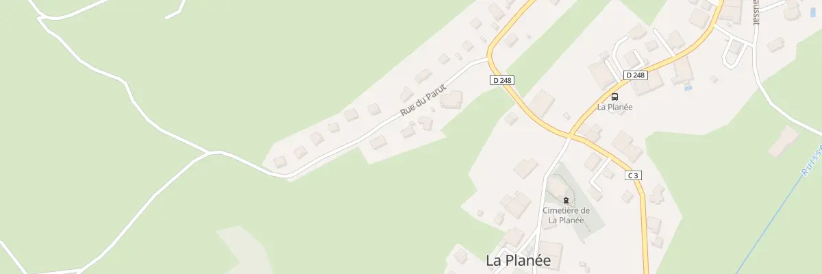 Plan du 7 Rue du Parut à La Planée