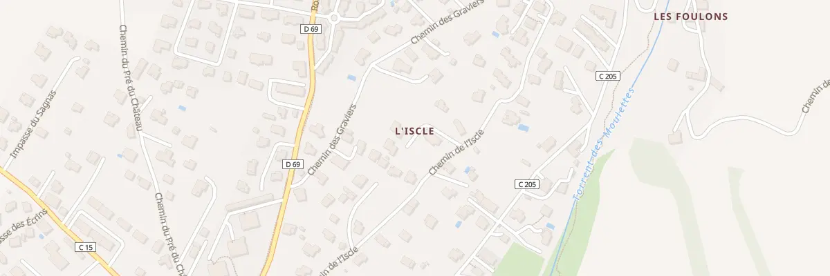 Plan du 5000 L’Iscle à Chorges