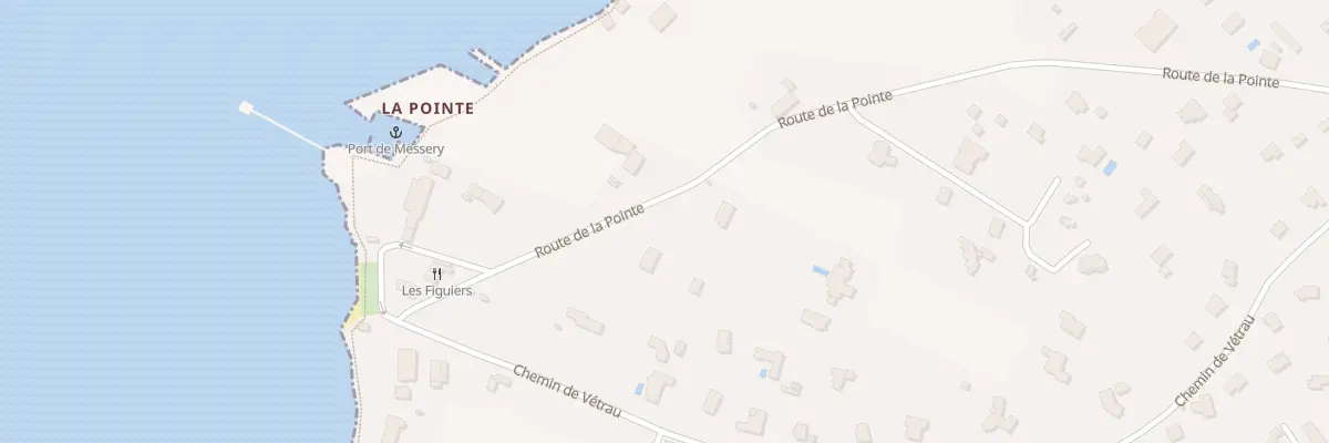 Plan du 63A Rte de la Pointe à Messery