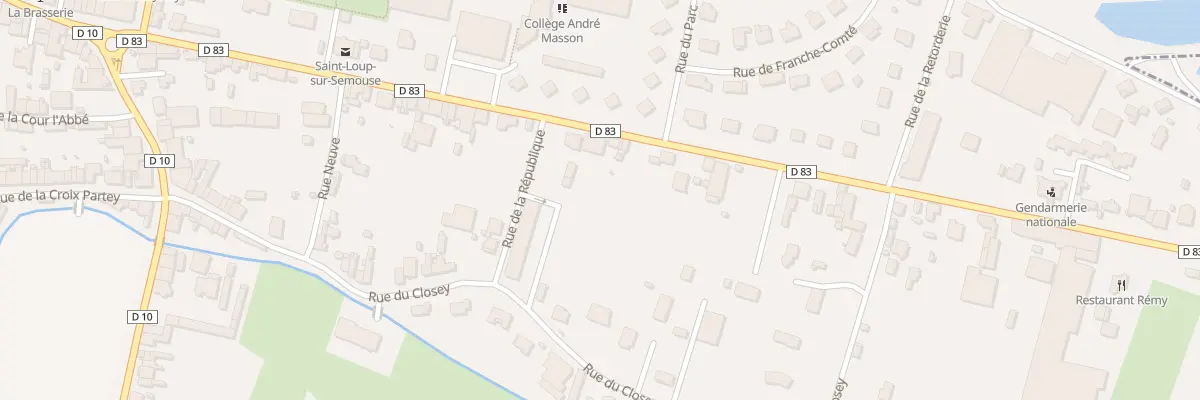 Plan du 64 Rue Albert Thomas à Saint-Loup-sur-Semouse