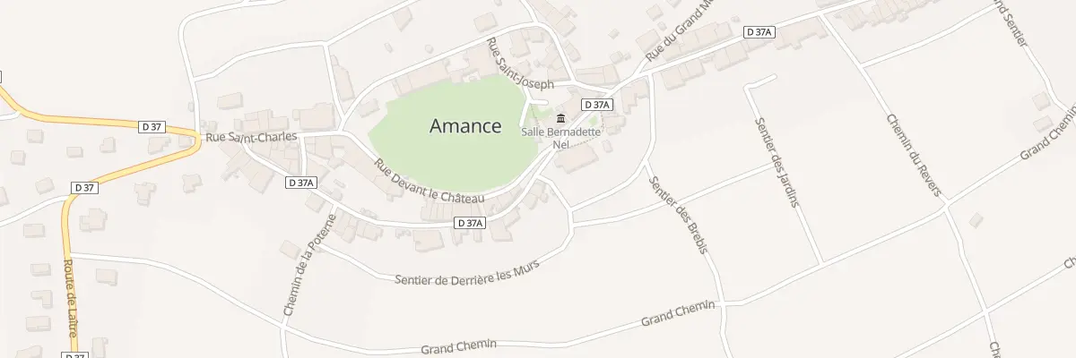 Plan du 31 Rue Saint - Jean à Amance