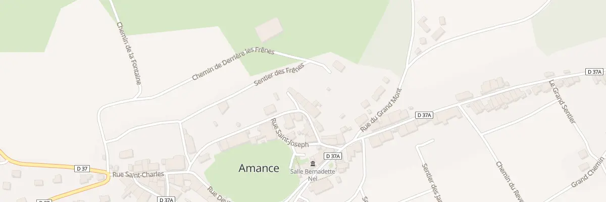 Plan du 16B Rue Saint - Charles à Amance