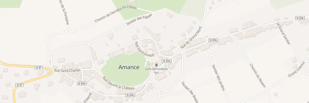 Plan du 6 Rue Saint - Joseph à Amance