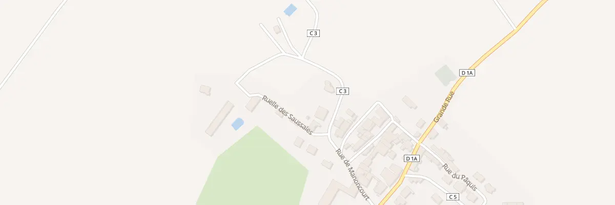 Plan du 13 Rue de Manoncourt à Coyviller