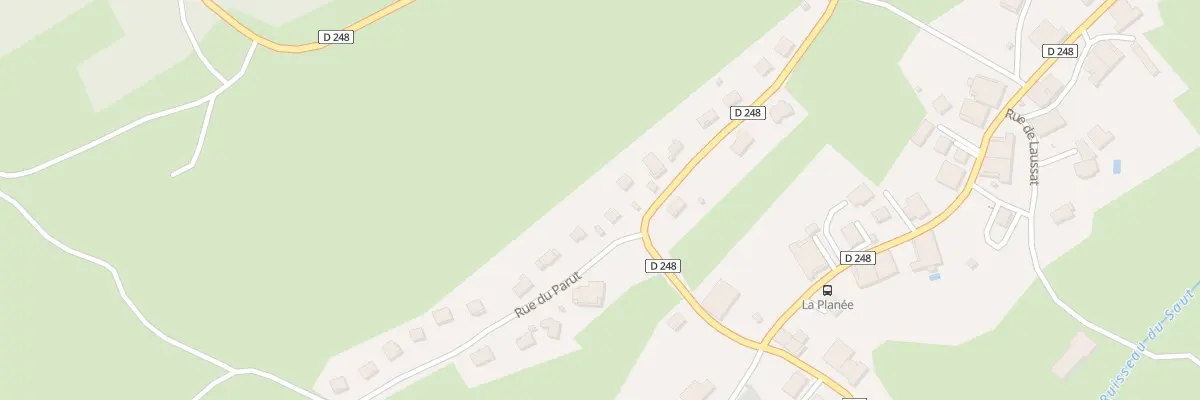 Plan du 3 Rte de Sainte Colombe à La Planée