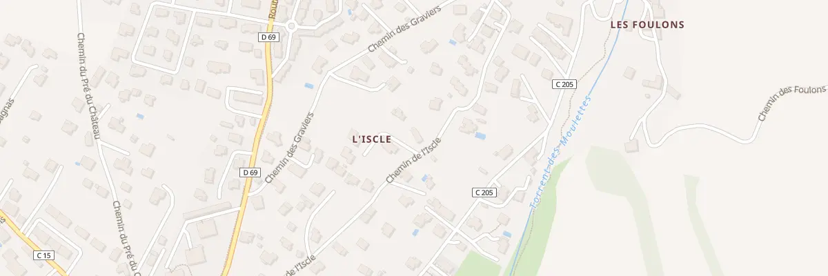 Plan du 6690 Che de l’Iscle à Chorges