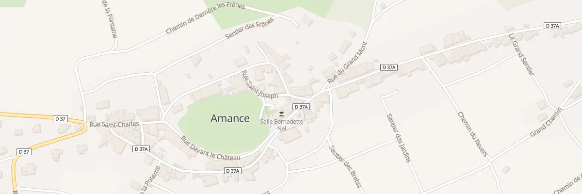 Plan du 7 Rue Saint - Joseph à Amance