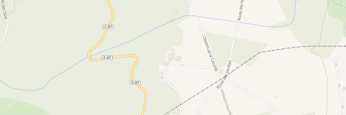 Plan du 5005 Le Verney à Saint-Alban-d’Hurtières
