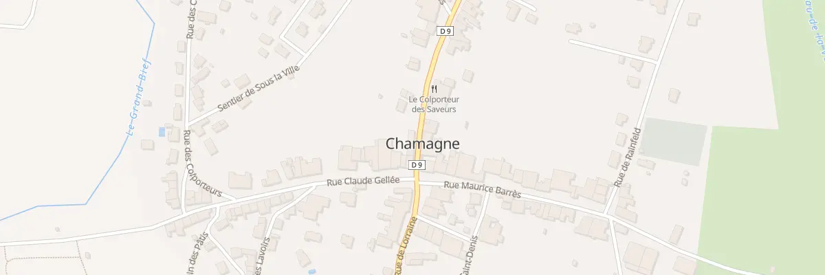 Plan du 43 Rue Vosgeline à Chamagne