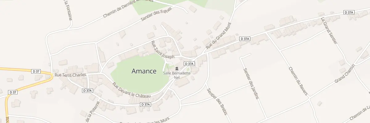 Plan du 24 Rue Saint - Jean à Amance
