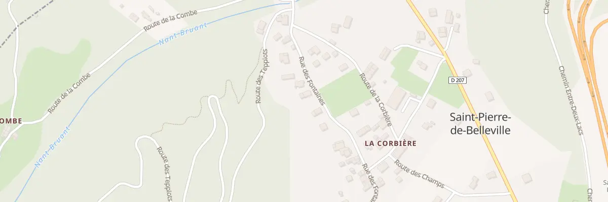 Plan du 695 Rue des Fontaines à Saint-Pierre-de-Belleville