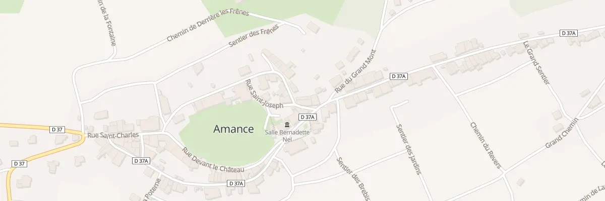 Plan du 2 Rue du Faubourg Saint Jean à Amance