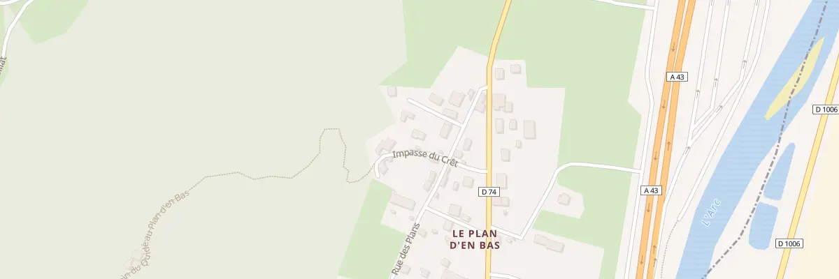Plan du 5811 Le Plan d’En Bas à Saint-Léger