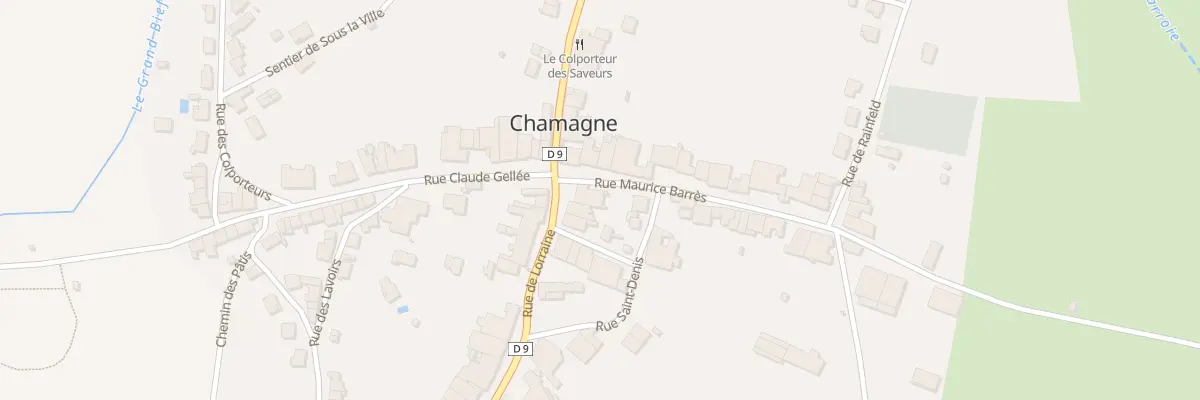Plan du 5 Rue Lorraine à Chamagne