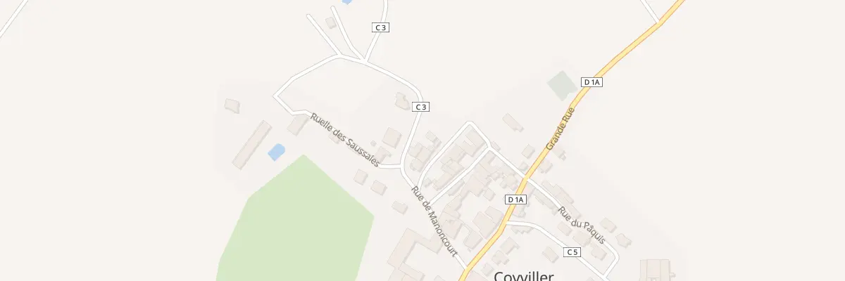Plan du 6 Rue de Manoncourt à Coyviller