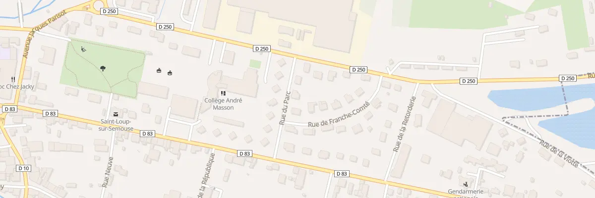 Plan du 6 Rue du Parc à Saint-Loup-sur-Semouse