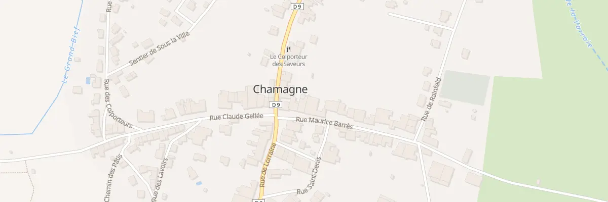 Plan du 35 Rue Maurice Barrés à Chamagne