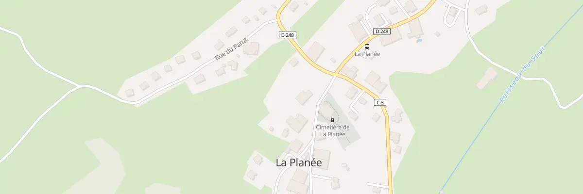 Plan du 2 Rue de l’Eglise à La Planée