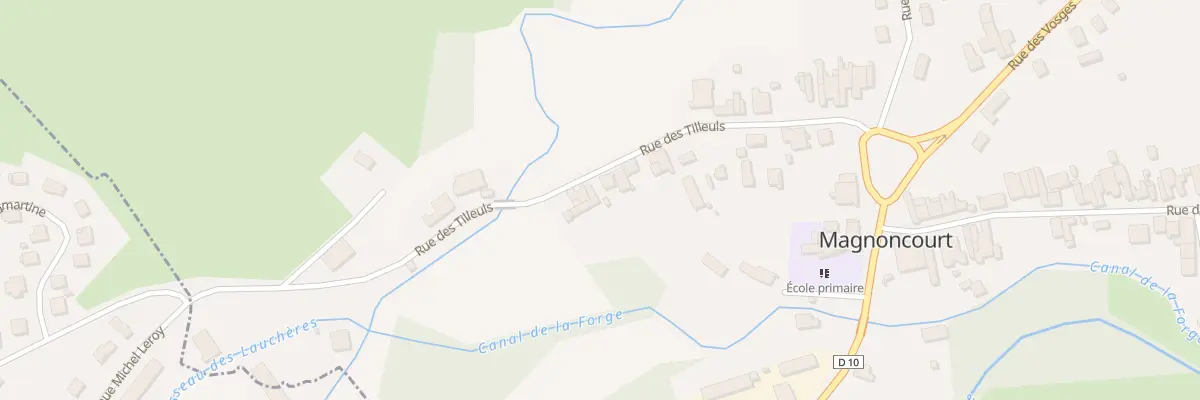 Plan du 19B Rue des Tilleuls à Magnoncourt