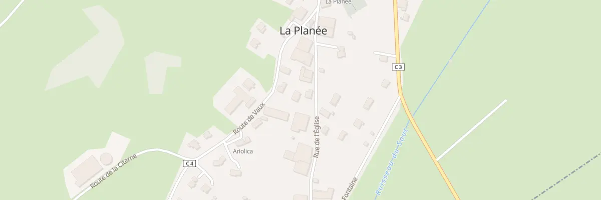 Plan du 14B Rue de l’Eglise à La Planée